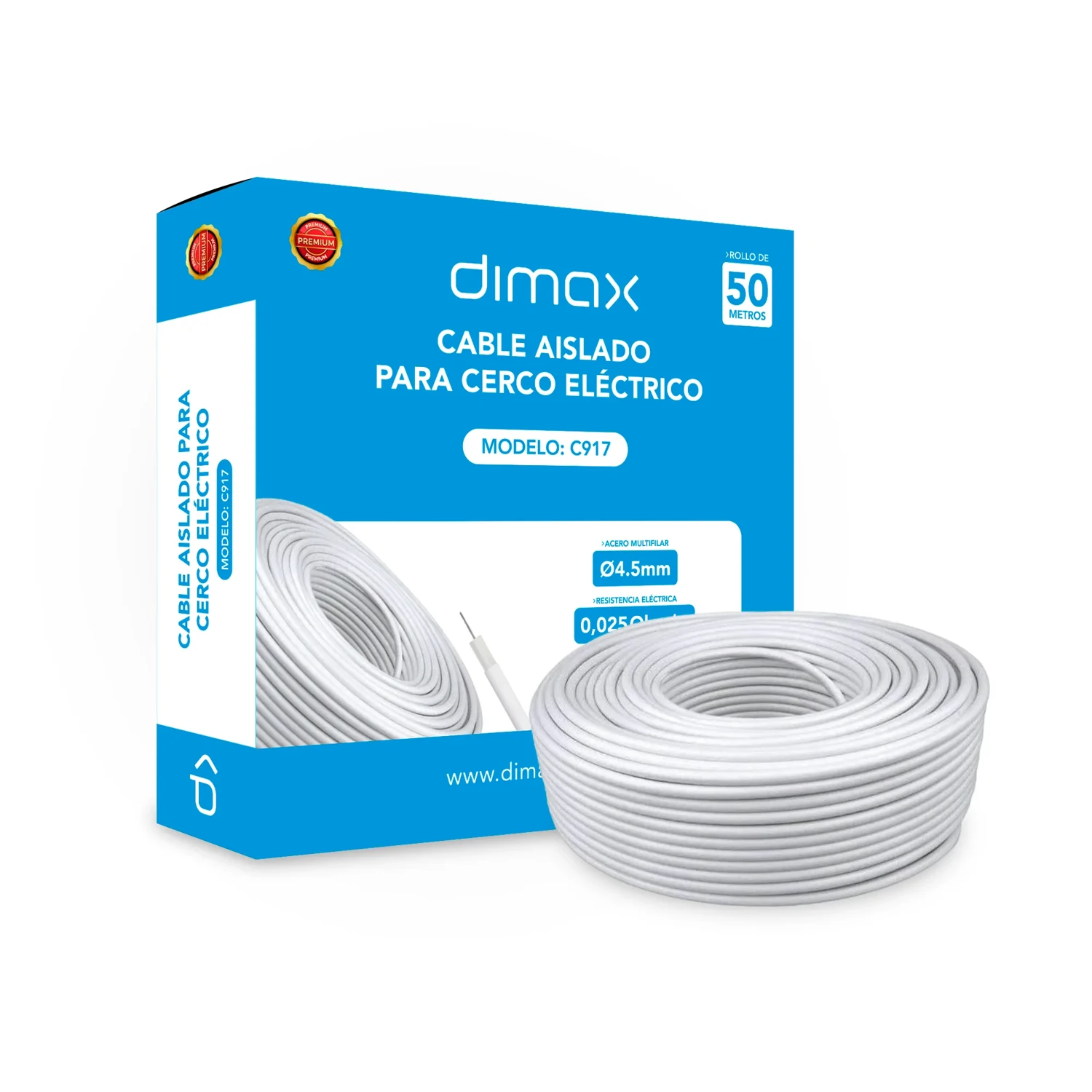 CABLE AISLADO PARA CERCA ELECTRICA